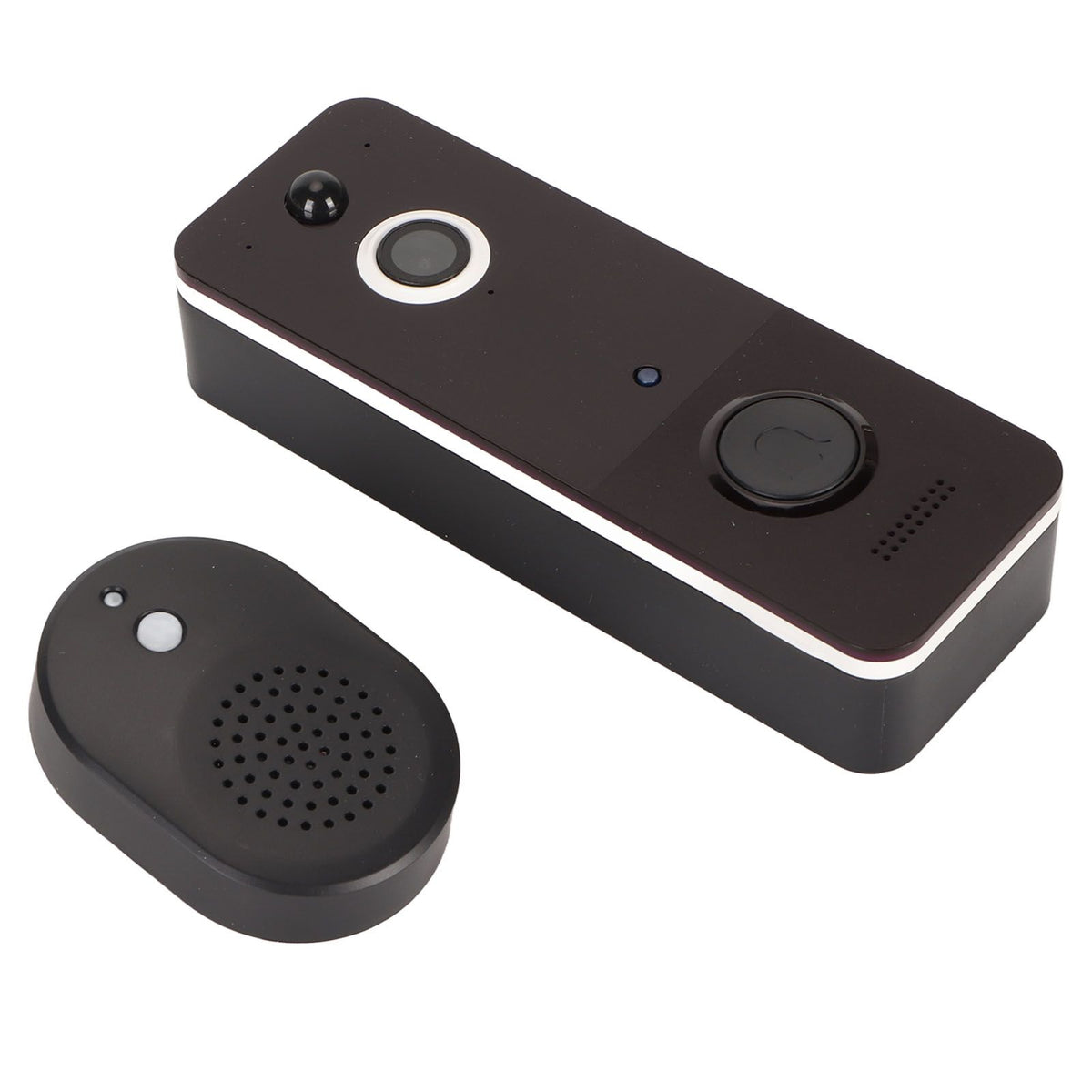 Video Doorbell WiFi Doorbell Camera Wireless HD Night Vision IP65 Waterproof with Receiver Smart Doorbell for Home Security