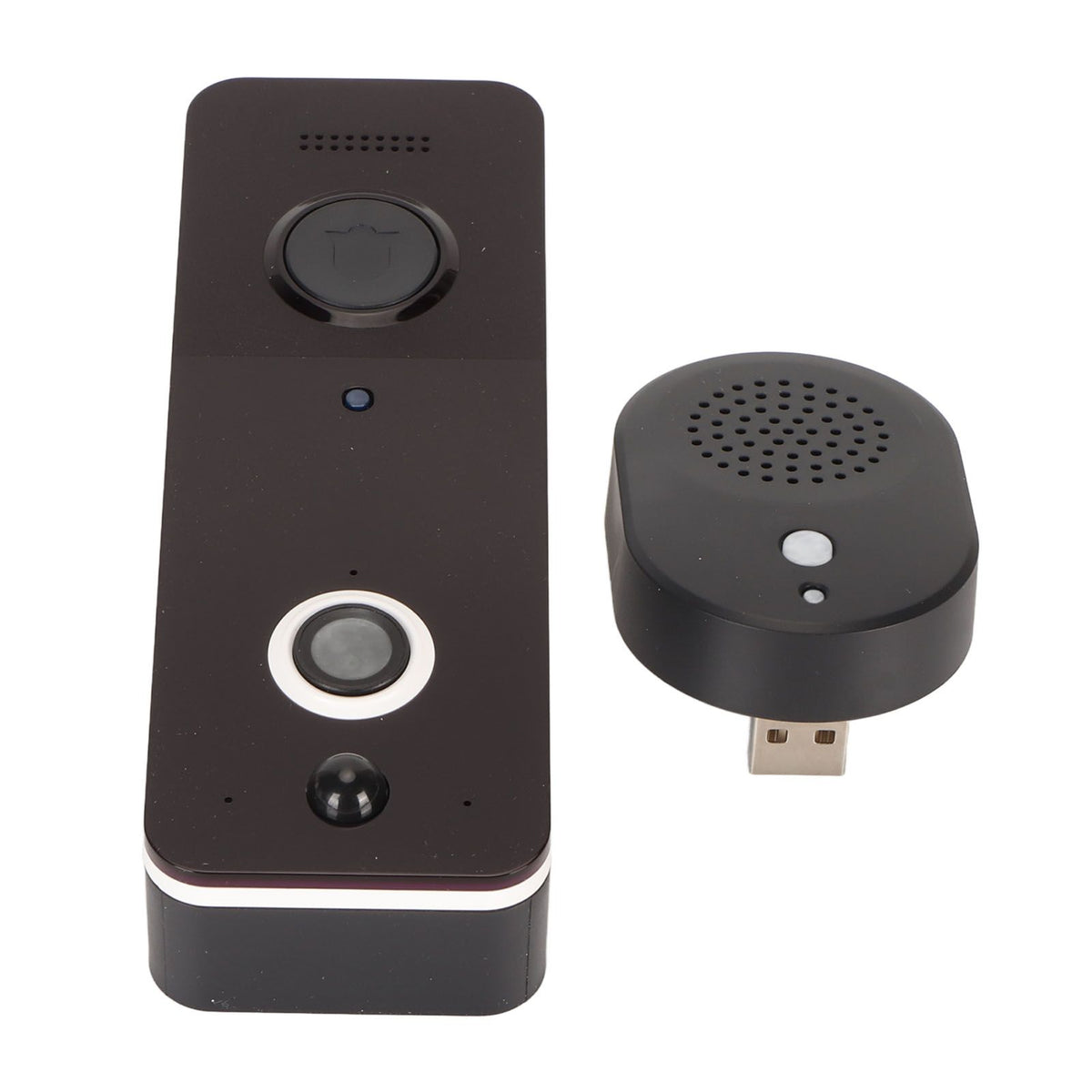 Video Doorbell WiFi Doorbell Camera Wireless HD Night Vision IP65 Waterproof with Receiver Smart Doorbell for Home Security