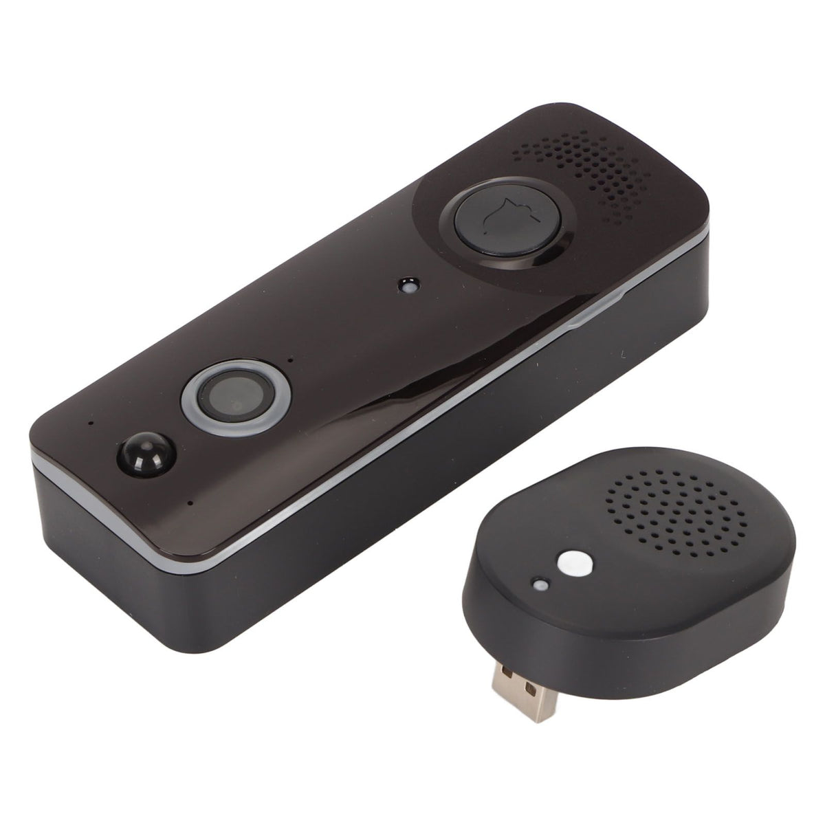 Video Doorbell 2 Way Audio HD Video Night Vision Doorbell Camera Wireless Smart WiFi Video Doorbell Indoor Outdoor Surveillance