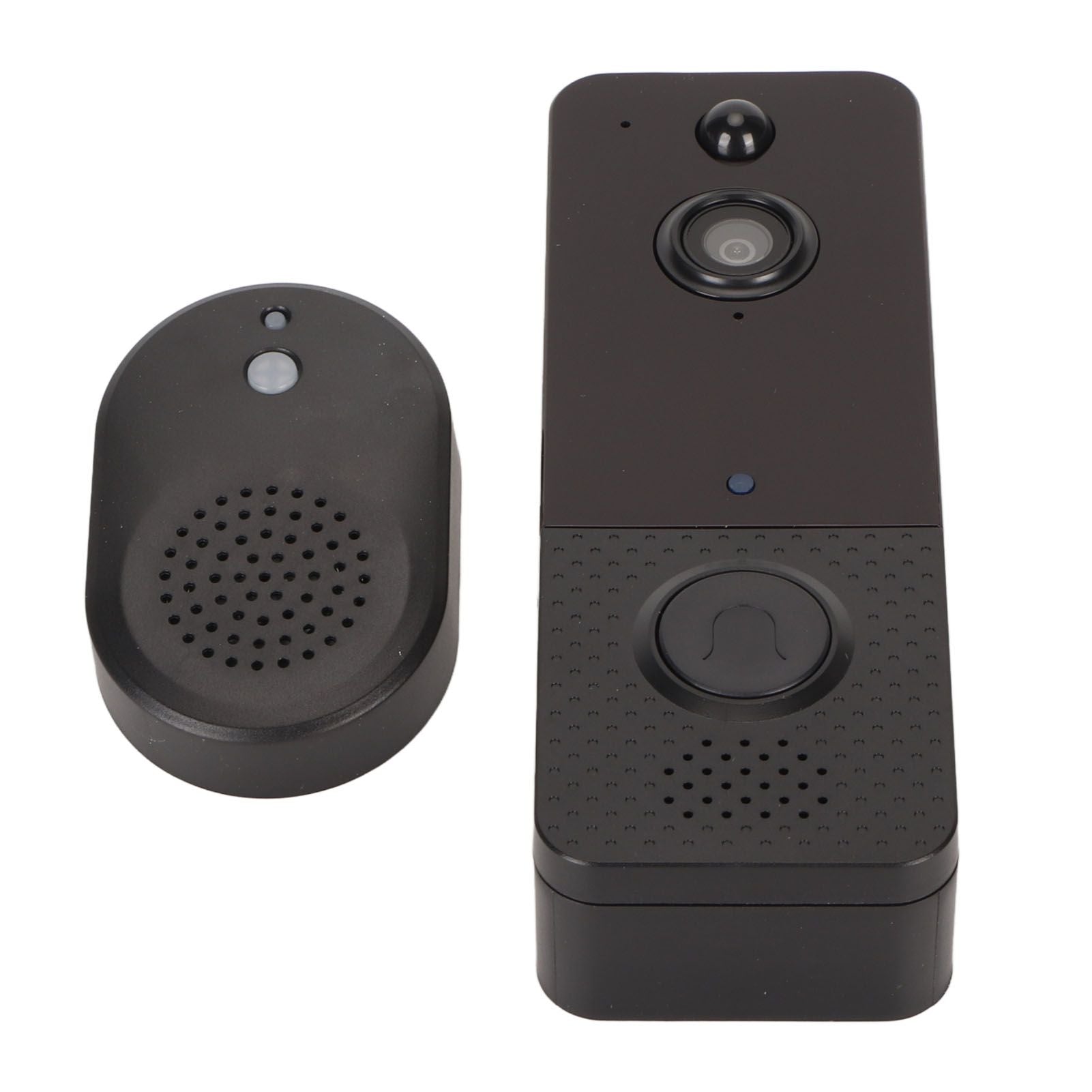 Wireless Doorbell Camera 720P 1MP HD Night Vision IP65 Waterproof Smart WiFi Video Doorbell for Home Security Indoor Outdoor Surveillance