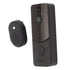 Household Smart Wifi Video Doorbell Wireless Doorbell Camera HD Night Vision Humanoid Recognition Visual Intercom Monitoring Black