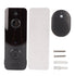 Household Smart Wifi Video Doorbell Wireless Doorbell Camera HD Night Vision Humanoid Recognition Visual Intercom Monitoring Black