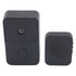 Smart Visual Doorbell HD Night Vision 2 Way Intercom 85° Wireless Doorbell Camera for Home Villa Black