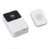 Smart Visual Doorbell HD Night Vision 2 Way Intercom 85° Wireless Doorbell Camera for Home Villa White