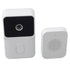 Smart Visual Doorbell HD Night Vision 2 Way Intercom 85° Wireless Doorbell Camera for Home Villa White