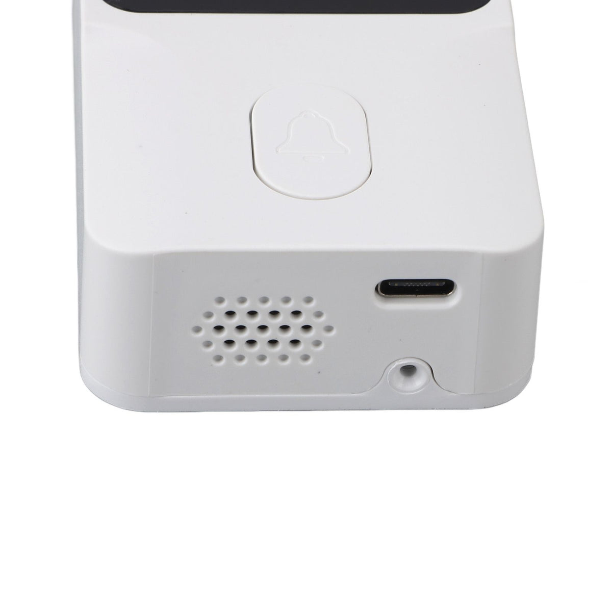 Smart Visual Doorbell HD Night Vision 2 Way Intercom 85° Wireless Doorbell Camera for Home Villa White
