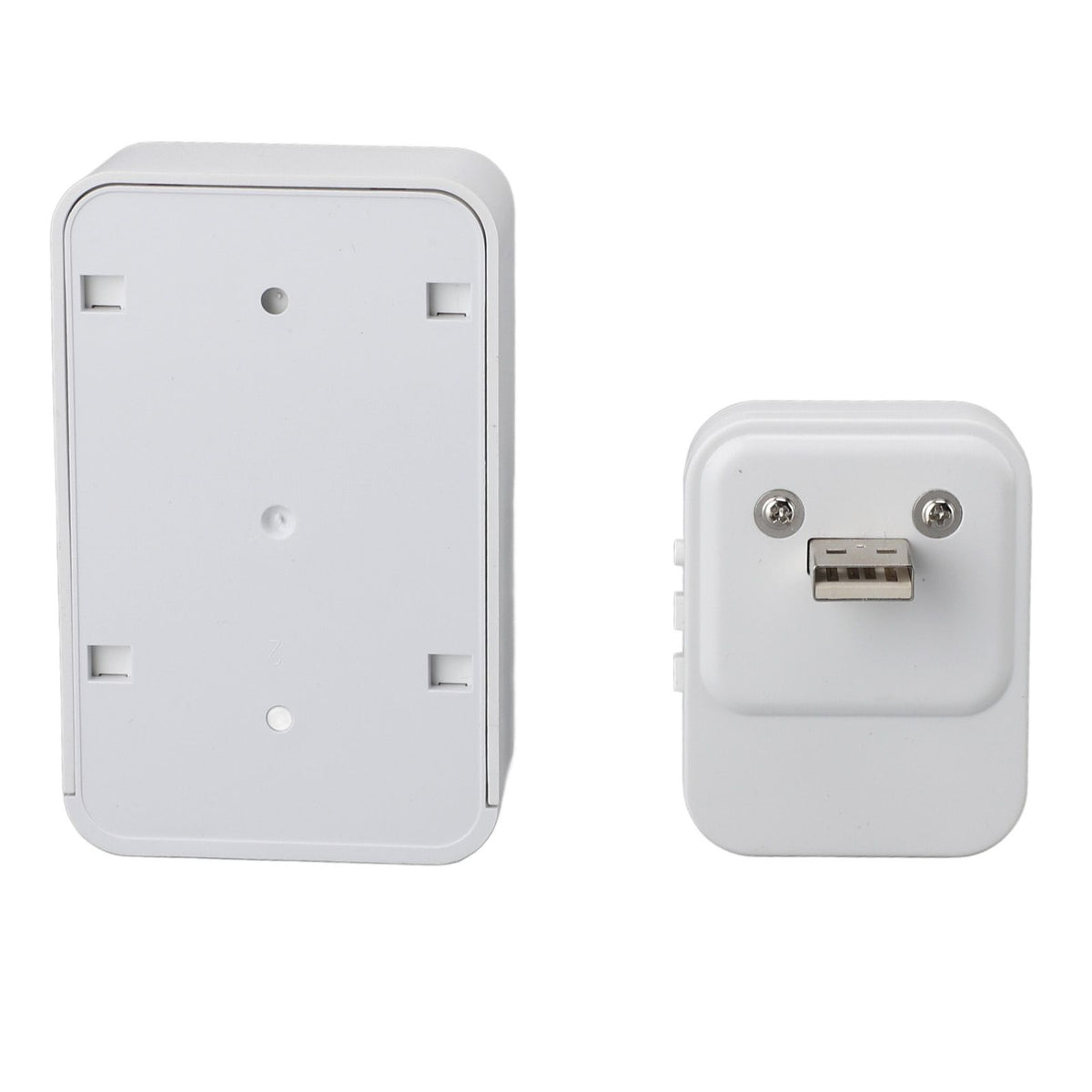 Smart Visual Doorbell HD Night Vision 2 Way Intercom 85° Wireless Doorbell Camera for Home Villa White