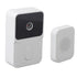 Smart Visual Doorbell HD Night Vision 2 Way Intercom 85° Wireless Doorbell Camera for Home Villa White
