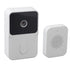 Smart Visual Doorbell HD Night Vision 2 Way Intercom 85° Wireless Doorbell Camera for Home Villa White