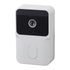 Smart Visual Doorbell HD Night Vision 2 Way Intercom 85° Wireless Doorbell Camera for Home Villa White