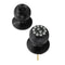 Keypad Door Knob with Lock and Key Round Ball Electronic Entry Door Knob Lock for 35‑55MM Thickness Door Apartment Office Garage Black