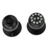 Keypad Door Knob with Lock and Key Round Ball Electronic Entry Door Knob Lock for 35‑55MM Thickness Door Apartment Office Garage Black
