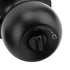 Keypad Door Knob with Lock and Key Round Ball Electronic Entry Door Knob Lock for 35‑55MM Thickness Door Apartment Office Garage Black