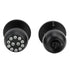 Keypad Door Knob with Lock and Key Round Ball Electronic Entry Door Knob Lock for 35‑55MM Thickness Door Apartment Office Garage Black