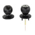 Keypad Door Knob with Lock and Key Round Ball Electronic Entry Door Knob Lock for 35‑55MM Thickness Door Apartment Office Garage Black