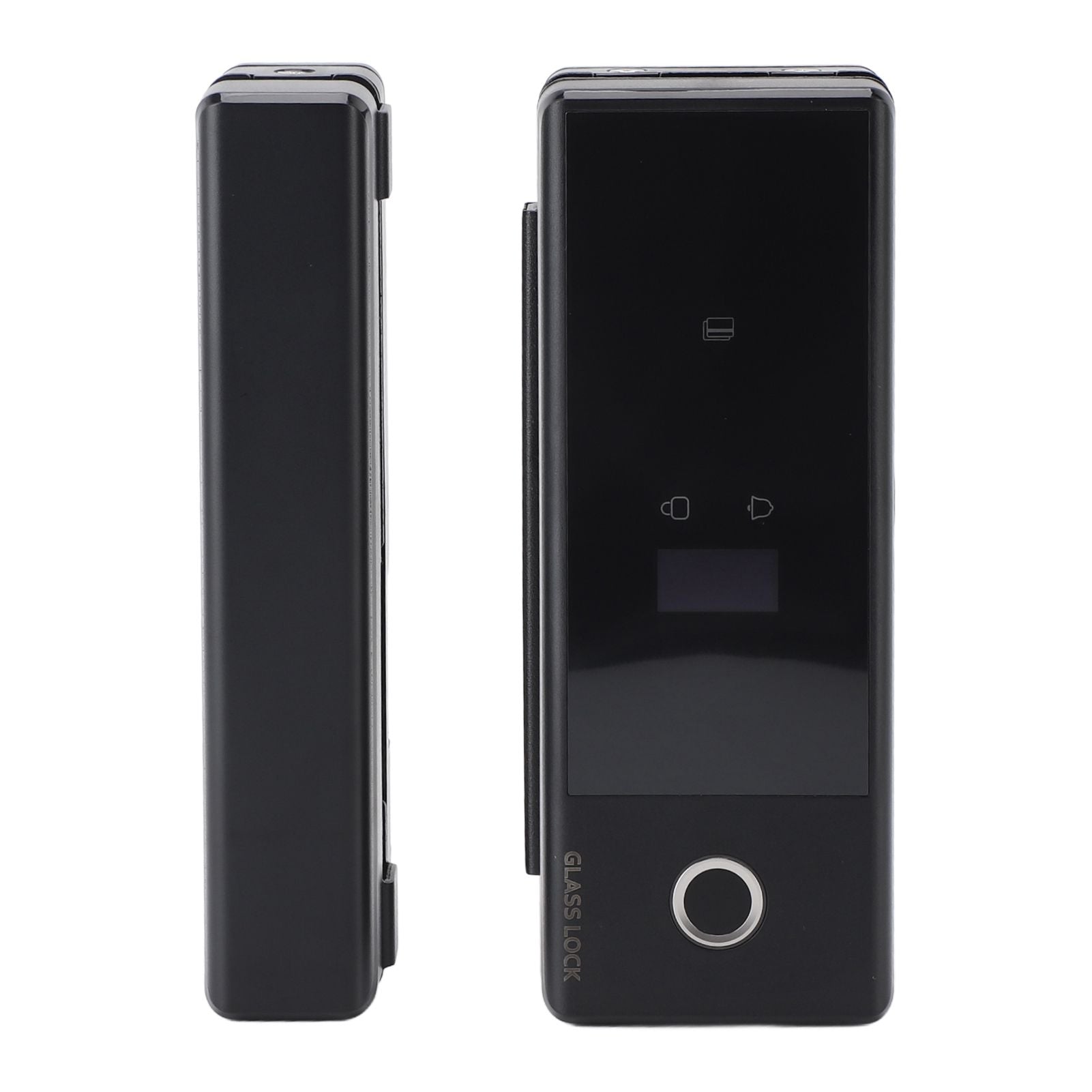 Electronic Glass Door Safety Lock 4 Ways Unlock TYPE C Interface Smart Glass Door Safety Lock with Keys for Office