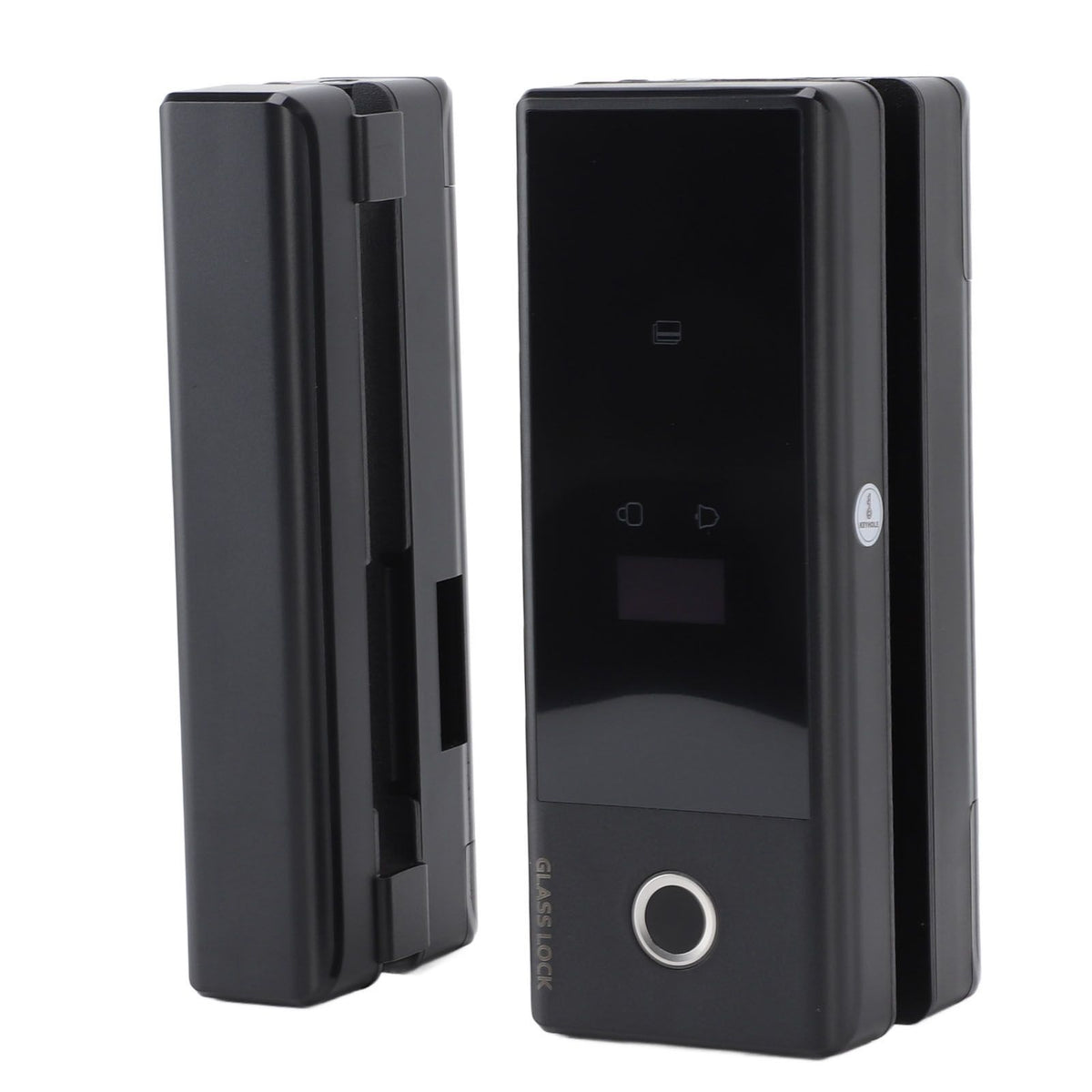 Glass Door Smart Lock Fingerprint Password Card Swiping WiFi Electronic Entry Lock with Key for Wooden Sliding Door