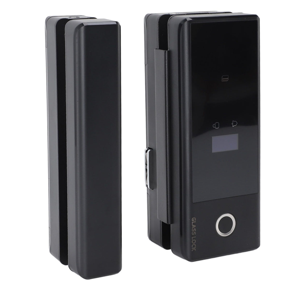 Glass Door Smart Lock Fingerprint Password Card Swiping WiFi Electronic Entry Lock with Key for Wooden Sliding Door