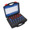 Nut Bolt Thread Checker 12 Metric 14 Inch Nut Bolt Gauge with Case for Narrow Area Red Blue