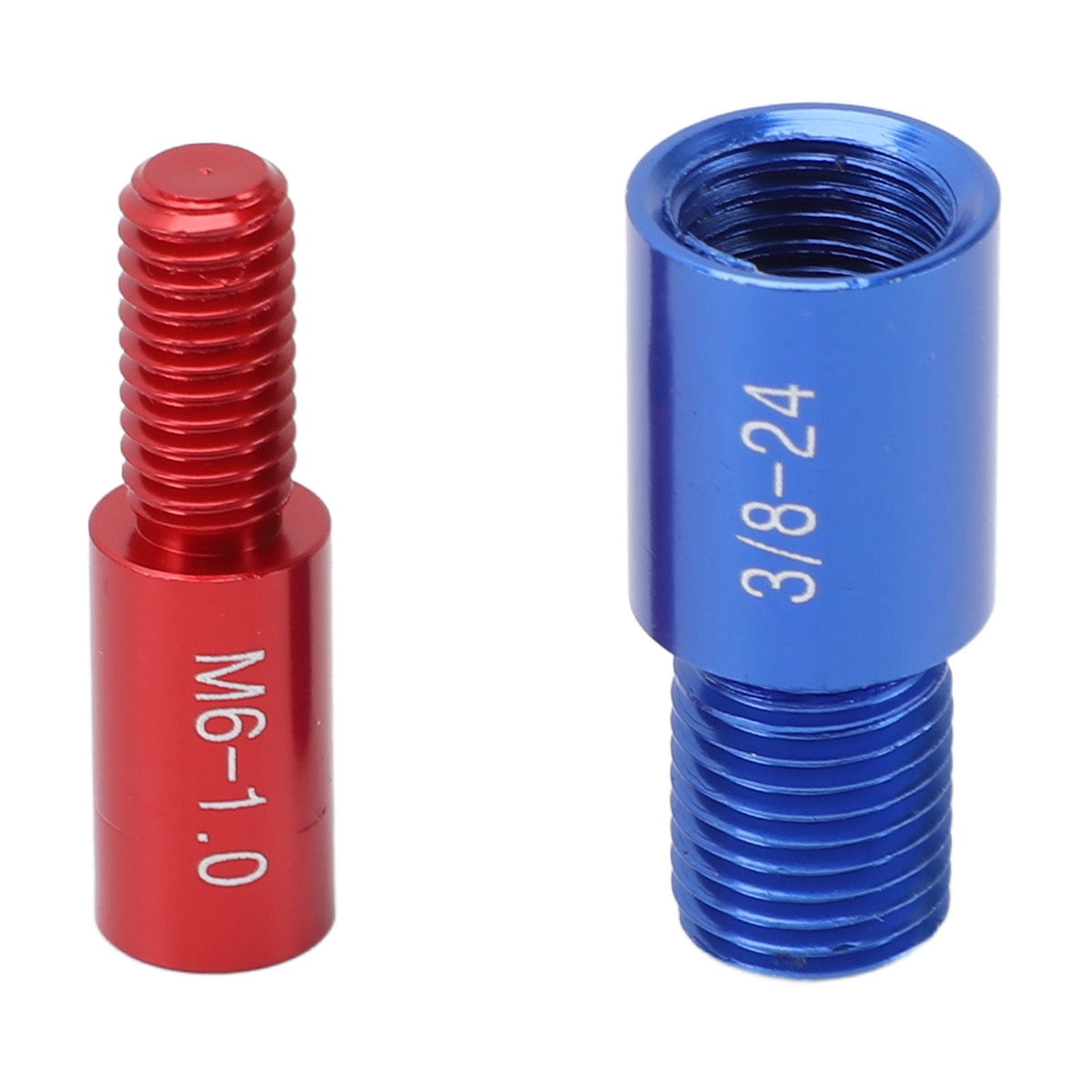 44PCS Nut and Bolt Thread Checker Aluminum Inch and Metric Precise Bolt Nut Identifier Gauges with Storage Box for Measuring Red Blue