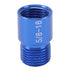 44PCS Nut and Bolt Thread Checker Aluminum Inch and Metric Precise Bolt Nut Identifier Gauges with Storage Box for Measuring Red Blue