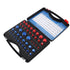44PCS Nut and Bolt Thread Checker Aluminum Inch and Metric Precise Bolt Nut Identifier Gauges with Storage Box for Measuring Red Blue
