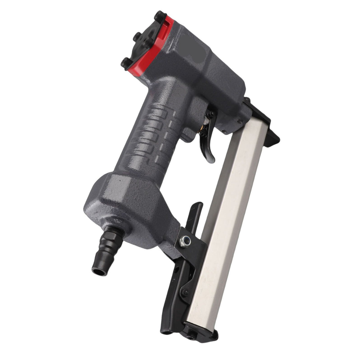 Pneumatic Nailer U Shape Air Nailer with Wrench Portable Nail Stapler Holds 100 Nails for Woodworking Flooring Roofing