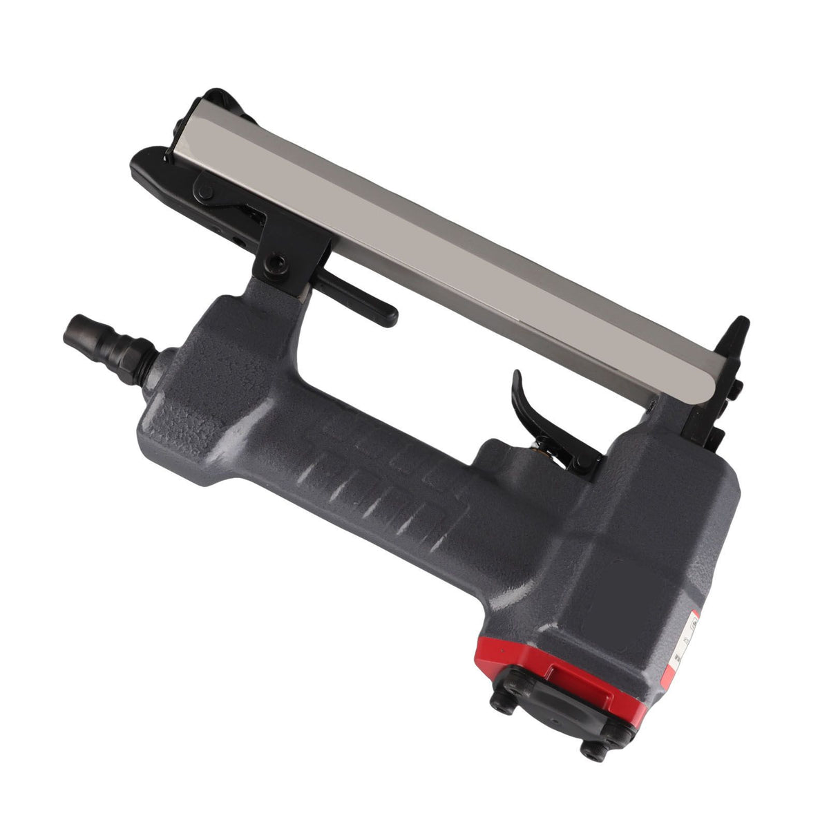 Pneumatic Nailer U Shape Air Nailer with Wrench Portable Nail Stapler Holds 100 Nails for Woodworking Flooring Roofing