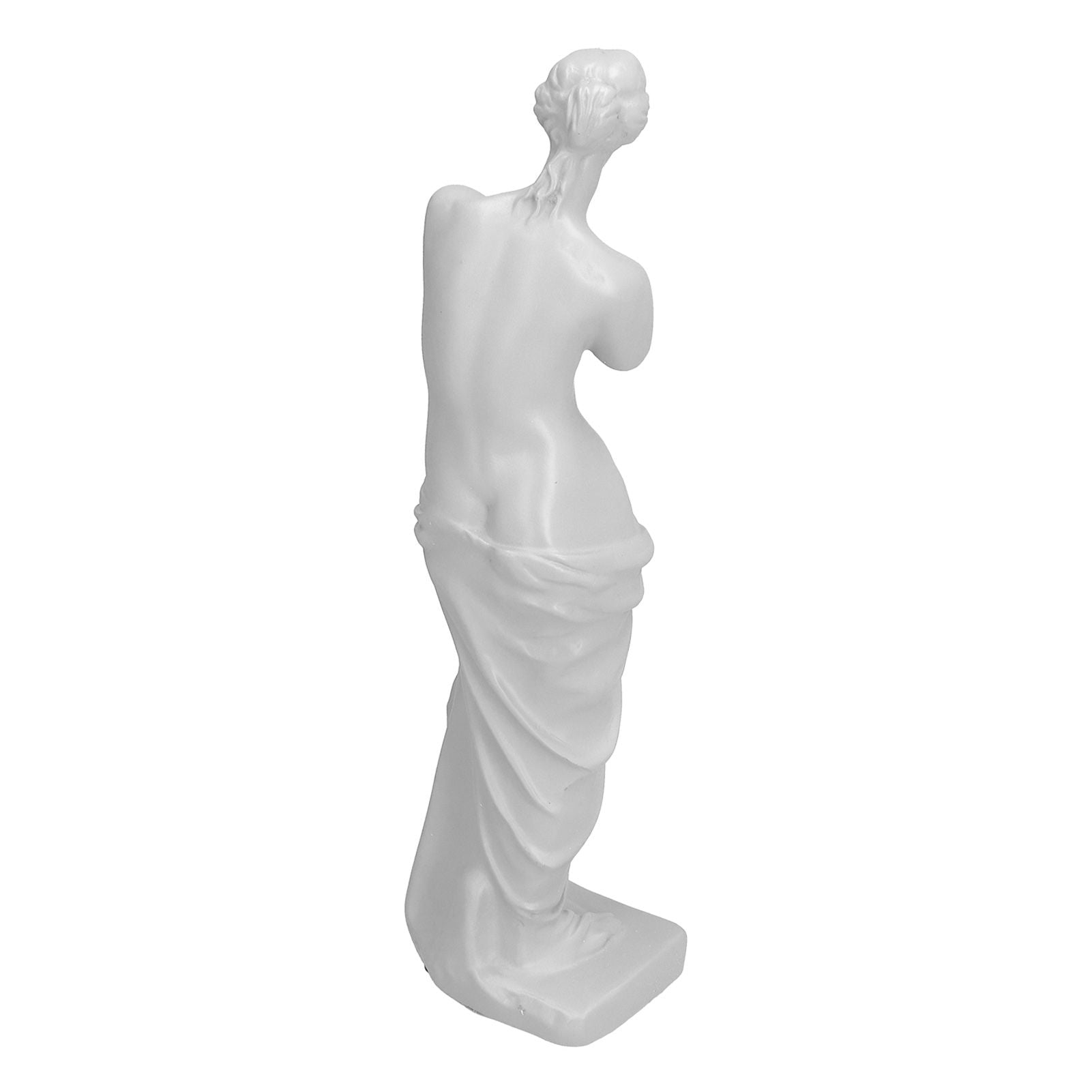 Character Figurine Mini Goddess Broken Arm Sculpture Tabletop Ornament for Living Room OfficeSmall (White)
