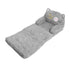 Kids Sofa for Baby Toddler Cute Cartoon Cat Convertible Armrest Chair Fold Out Couch Bed for Napping Playing Sleeping Grey 3 Layers