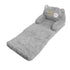 Kids Sofa for Baby Toddler Cute Cartoon Cat Convertible Armrest Chair Fold Out Couch Bed for Napping Playing Sleeping Grey 3 Layers
