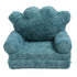Flip Out Chair Green Fold Out Couch Crown Cute Soft Comfortable Kids Sofa for Boys Girls Home School Kindergarten 2 Layer