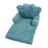 Flip Out Chair Green Fold Out Couch Crown Cute Soft Comfortable Kids Sofa for Boys Girls Home School Kindergarten 2 Layer