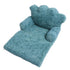 Flip Out Chair Green Fold Out Couch Crown Cute Soft Comfortable Kids Sofa for Boys Girls Home School Kindergarten 2 Layer