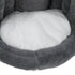 Floor Chair with Back Support Chair Cushion Anti Slip Cute Soft Comfort Velvet Floor Pillow Seating for Office Kids Grey