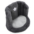 Floor Chair with Back Support Chair Cushion Anti Slip Cute Soft Comfort Velvet Floor Pillow Seating for Office Kids Grey