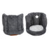 Floor Chair with Back Support Chair Cushion Anti Slip Cute Soft Comfort Velvet Floor Pillow Seating for Office Kids Grey