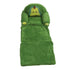 Foldable Kids Sofa Cute Cartoon Design Short Plush Soft Comfortable Portable Children Couch for Home Avocado