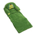 Foldable Kids Sofa Cute Cartoon Design Short Plush Soft Comfortable Portable Children Couch for Home Avocado