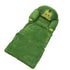 Foldable Kids Sofa Cute Cartoon Design Short Plush Soft Comfortable Portable Children Couch for Home Avocado