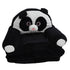Foldable Kids Sofa Cute Cartoon Design Short Plush Soft Comfortable Portable Children Couch for Home Panda