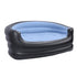 Inflatable Chair PVC and Velvet Water Proof Comfortable Portable Blow Up Couch for Outdoor Blue