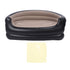 Inflatable Chair PVC and Velvet Water Proof Comfortable Portable Blow Up Couch for Outdoor Brown