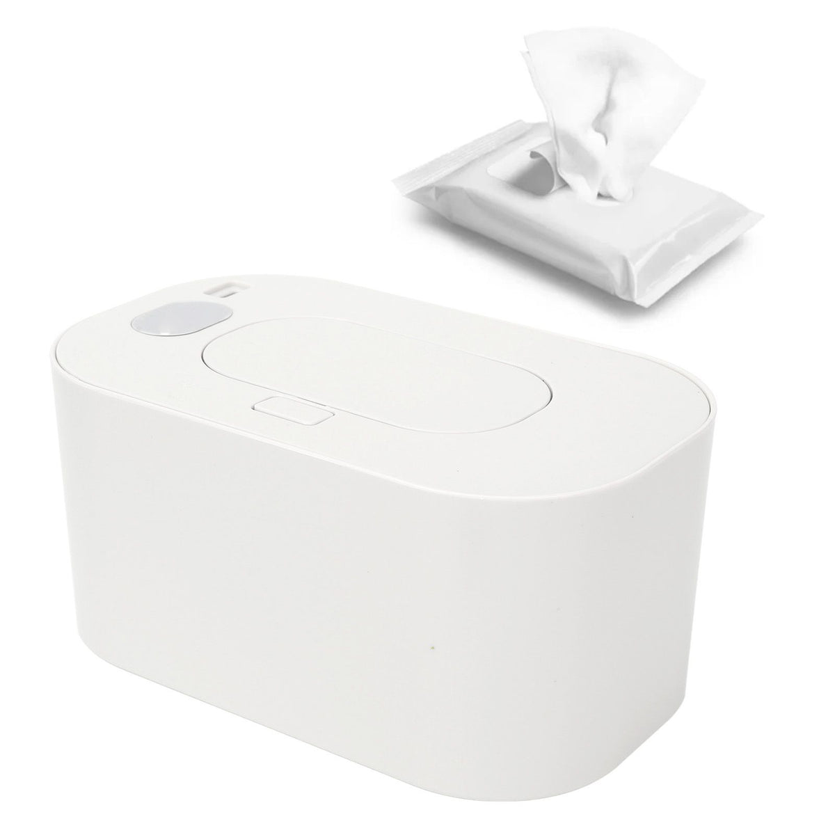 Wet Wipes Heater Portable Household Wet Wipes Heating Box Constant Temperature Wet Wipe Machine White