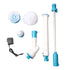 Cordless Rechargeable Electric Long Handle Cleaning Brush Self Rotating Retractable Cleaning Brush