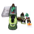 Dinosaur Toys for Kids 15 in 1 Transport Car Carrier Truck Set with 3 Dinosaur Figures Flashing Lights and Music for Christmas Birthday Gifts Green