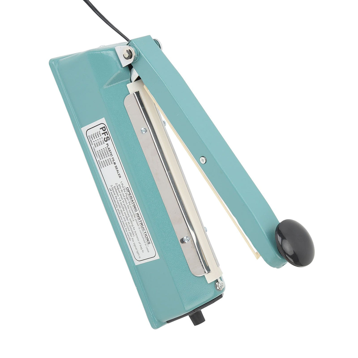 Manual Heat Sealer Machine Professional Iron Shell Heat Sealing Machine for Plastic Bags Aluminum Foil Kraft Paper Bag