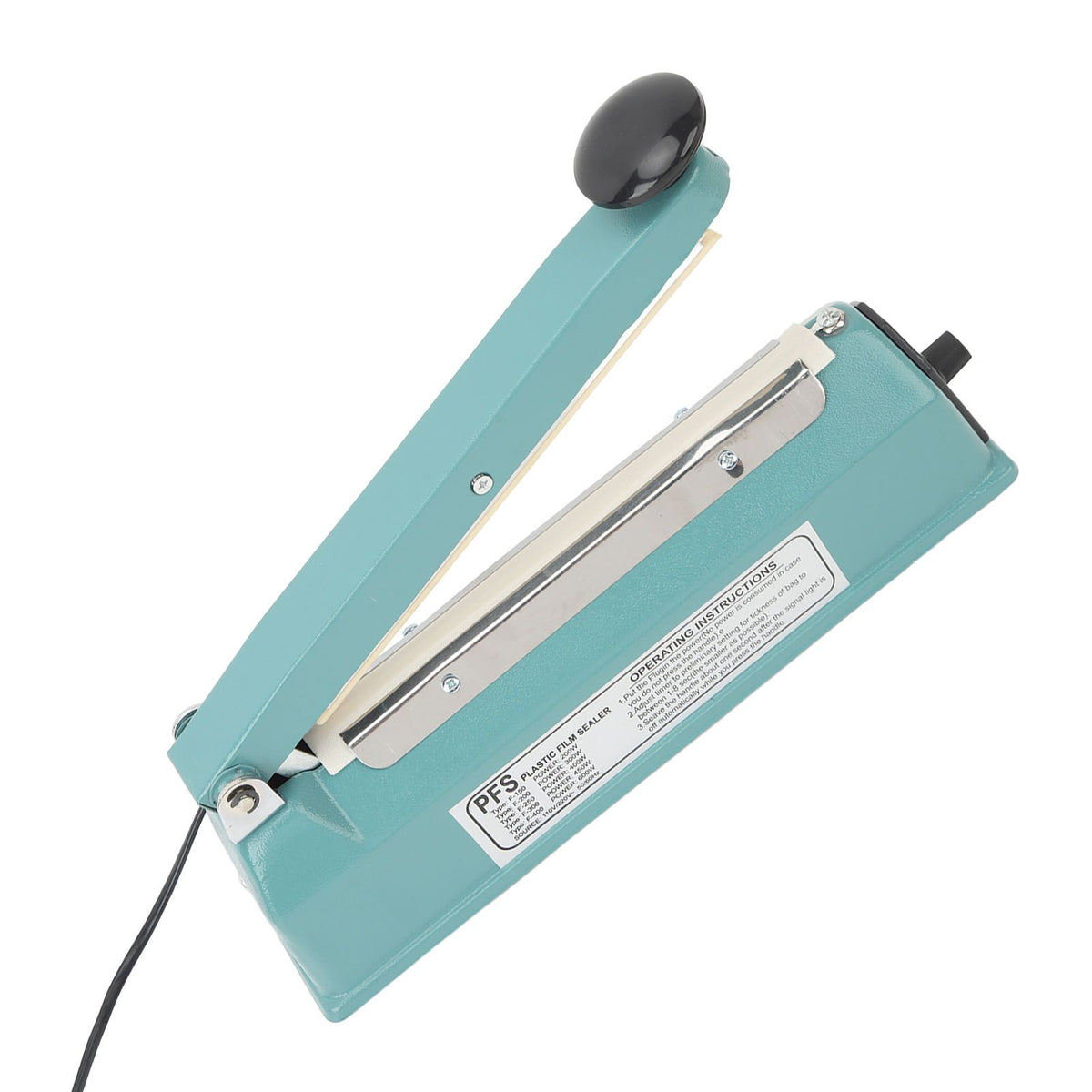 Manual Heat Sealer Machine Professional Iron Shell Heat Sealing Machine for Plastic Bags Aluminum Foil Kraft Paper Bag