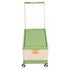 Rolling Toy Storage Bin Toy Storage Organizer Bin with Lid Wheels Children Building Blocks Organizer Green