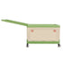 Rolling Toy Storage Bin Toy Storage Organizer Bin with Lid Wheels Children Building Blocks Organizer Green